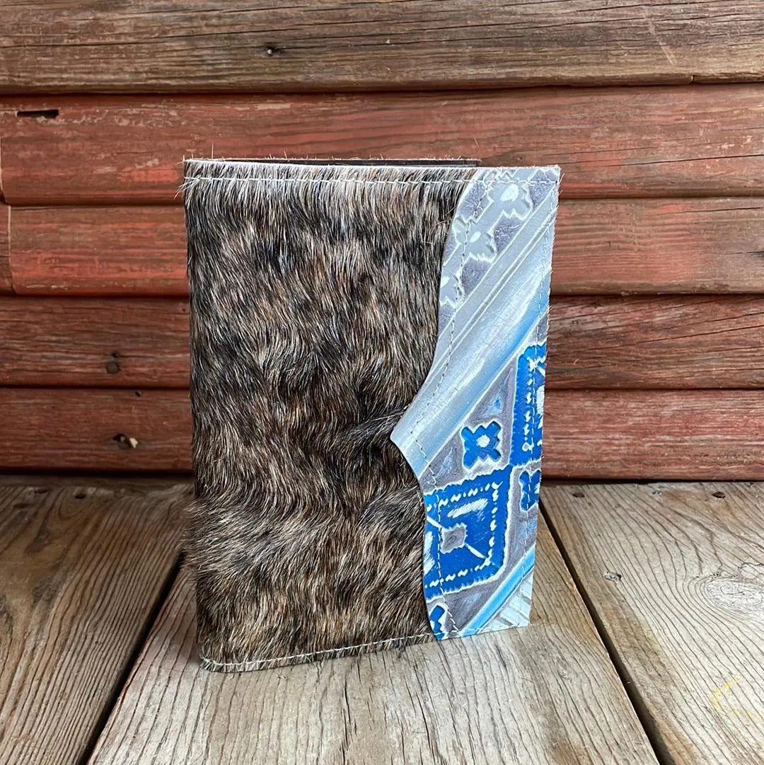 052 Small Notepad Cover - Brindle w/ Rocky Mountain Navajo