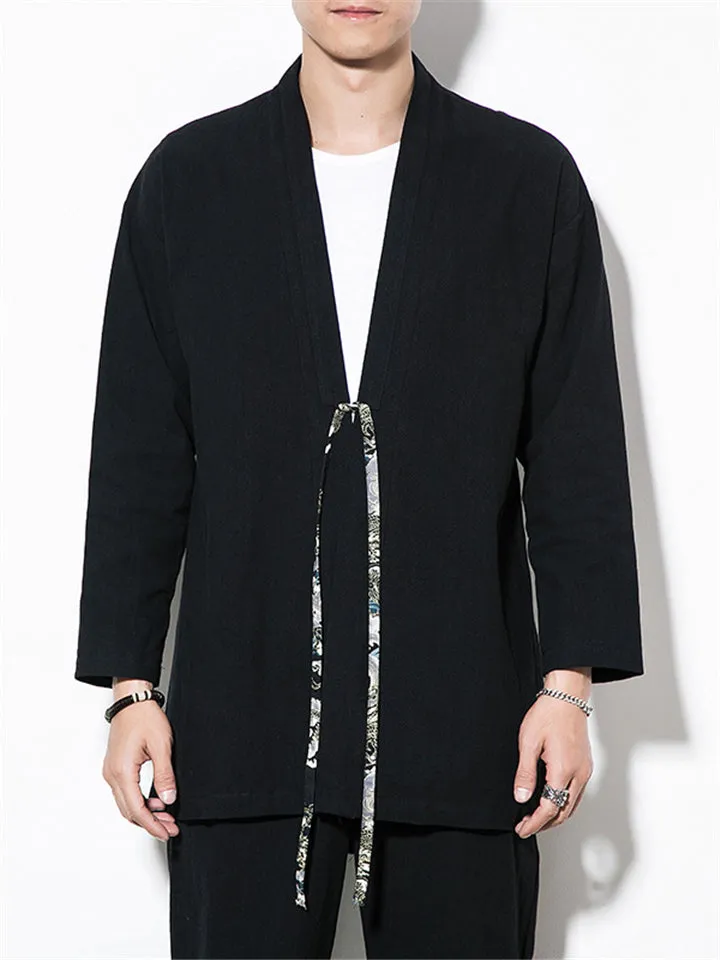 Loose Solid Color Stand Collar Shirt
