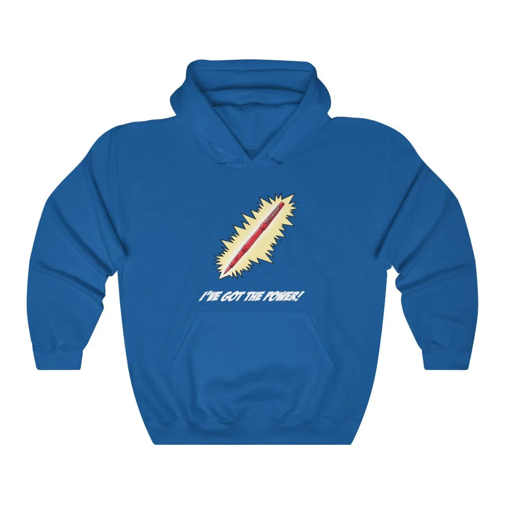 Men's Red Pen Power Pullover Hoodie