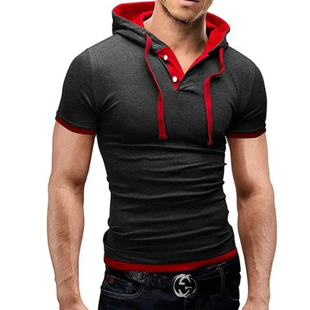 MEN'S SS HOODED SHIRT