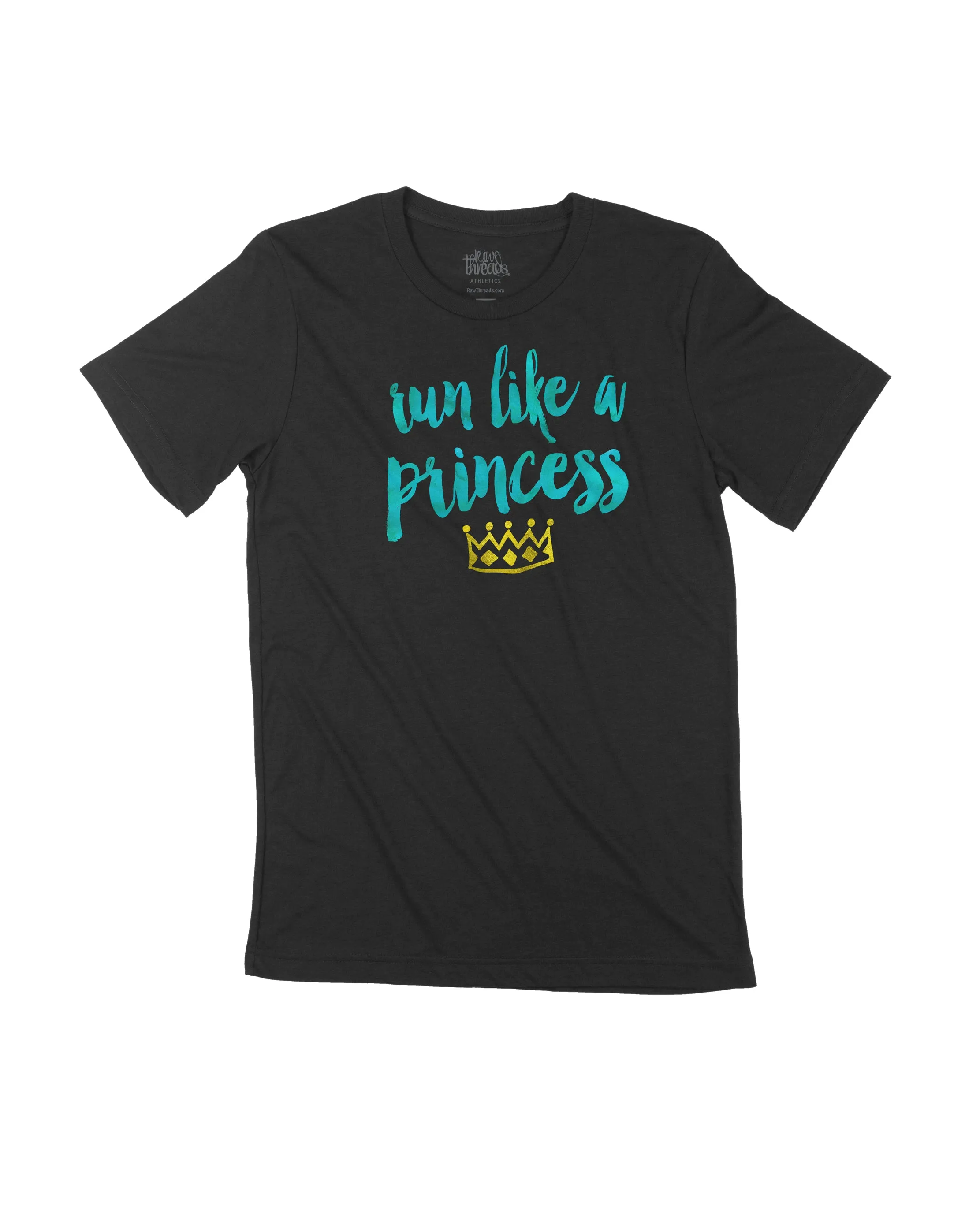 Run like a Princess (blue ink)