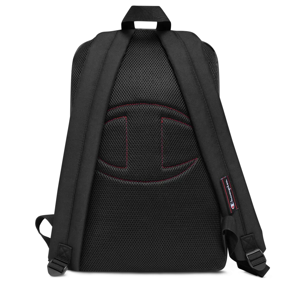 Saturday's a Rugby Day Embroidered Champion Backpack