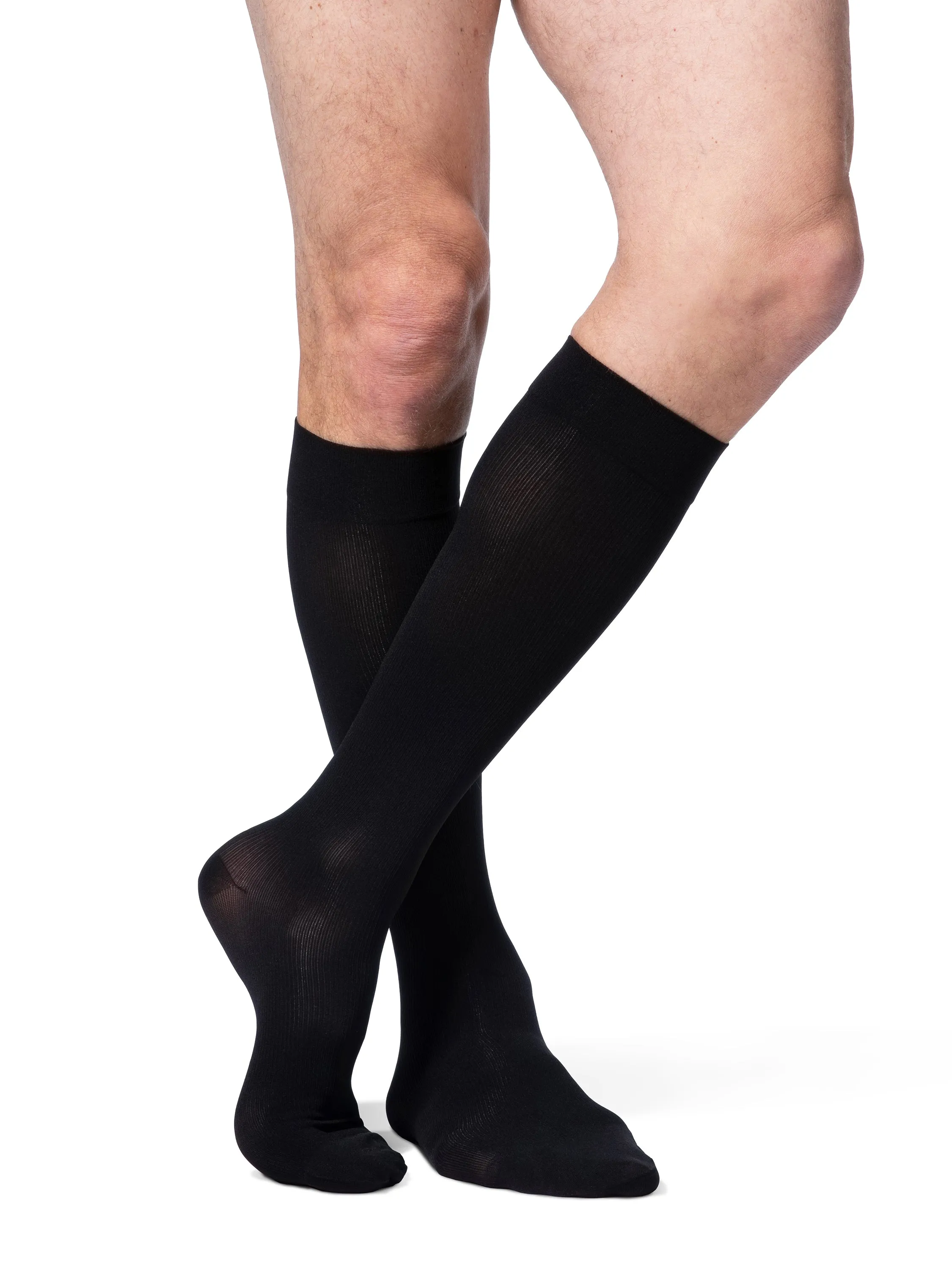 Sigvaris Opaque Plus (Formerly 860 Select Comfort) Men's Knee High  30-40mmHg-Closed Toe