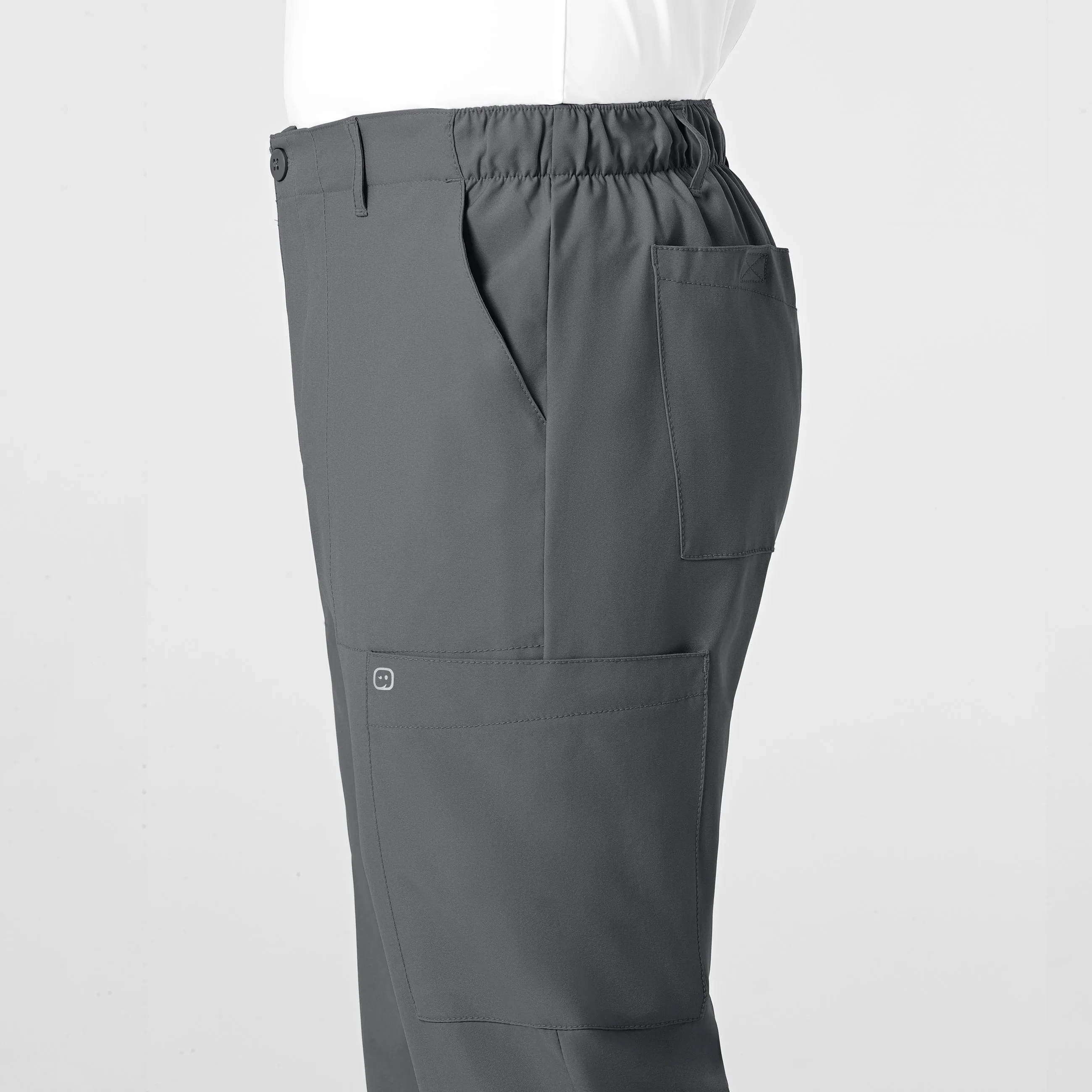 UMSL W123 Men's Flat Front Cargo Scrub Pant (Short)